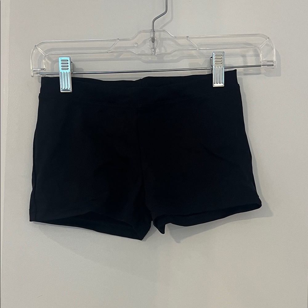Black Women's Stretch Booty Shorts